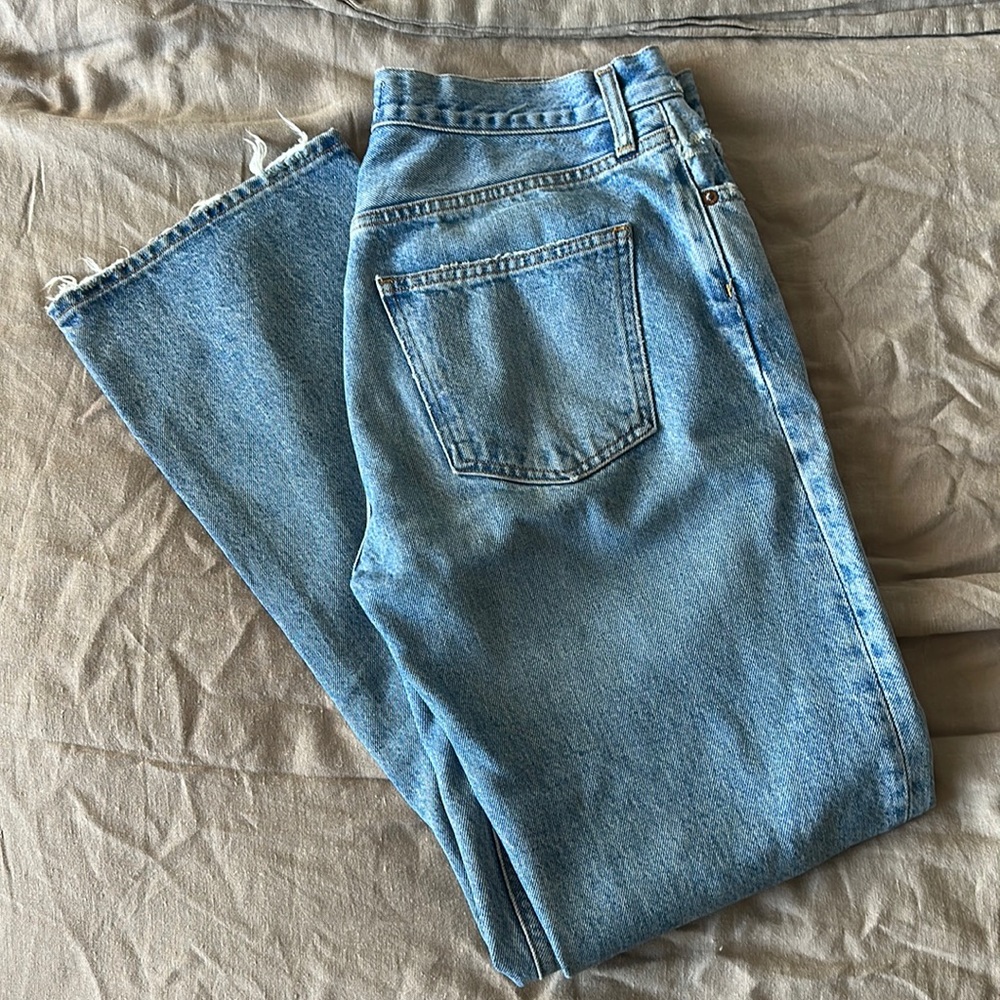 Agolde mid rise relaxed boot